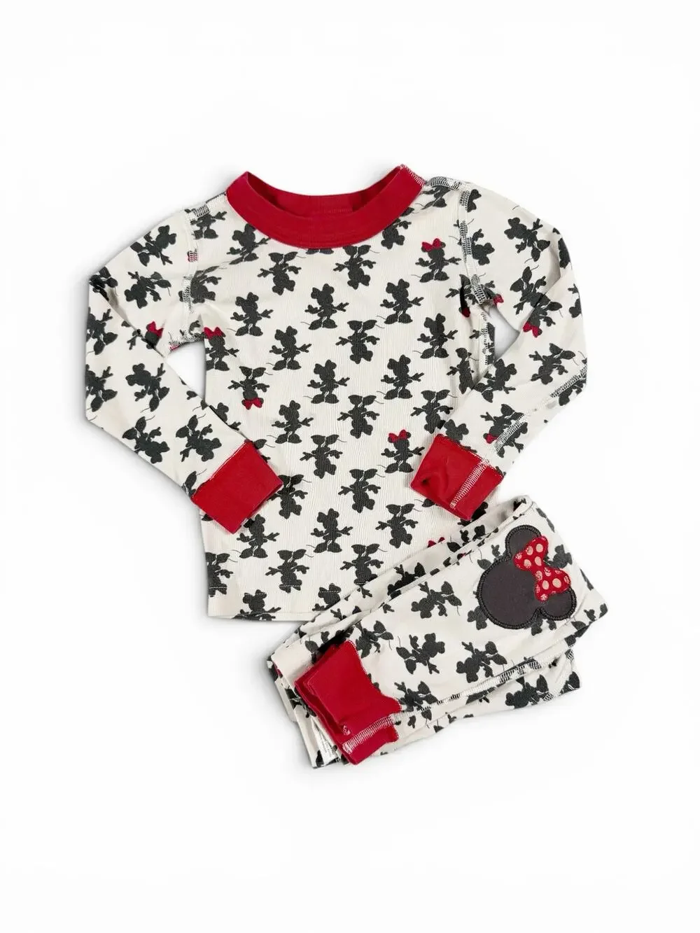 Hanna Andersson Disney Minnie Mouse Organic Cotton Pajama Set Size 3 (90 cm)
